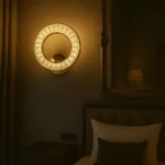 Das Licht Crystal Vintage Round Wall Light