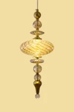 Das Licht Golden Crystal Cascade Wall Sconce - Image 3