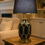 Das Licht  Das Licht Gilded Ceramic Accent Lamp