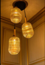 Das Licht Ribbed Glass Trio