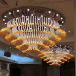 Das Licht Fächerförmige Lichtsymfonie