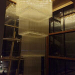 Das Licht Mehrstufiger Kristallvorhang