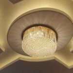 Das Licht Sanfter Kristallschein im Oval