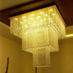 Das Licht Bernsteinfarbene Kristallkaskade