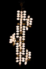 Das Licht FloraLux Vertica Blossom Cluster Glass Chandelier - Image 2
