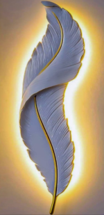 Das Licht Scintillant Feather Wall Relief - Image 3