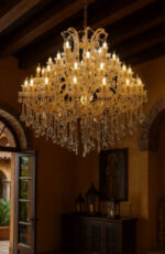 Das Licht Ornate chandelier, Maria Theresa style