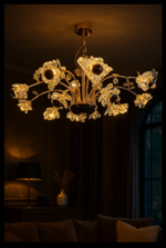 Das Licht Glistening Floret Chandelier - Image 3