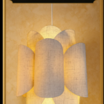 Das Licht Whisper Petal Fabric Pendant