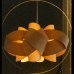 Das Licht Layered Fabric Pendant