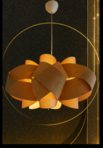 Das Licht Layered Fabric Pendant