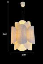 Das Licht Whisper Petal Fabric Pendant - Image 2