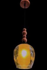 Das Licht Globular Amber Pendant - Image 4