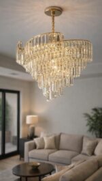 Das Licht Diamond Cascade Chandelier