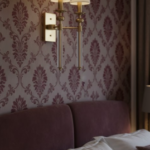 Das Licht Klassische Kerzen-Wandleuchte