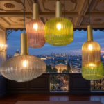 Luminous horizon pendant